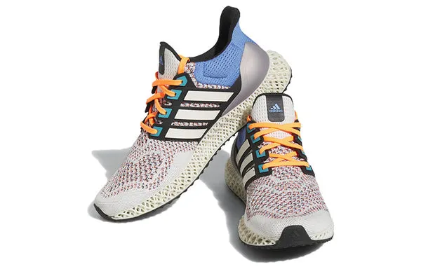 Adidas Ultra 4D Running Shoes 'Chalk White Blue Fusion', white