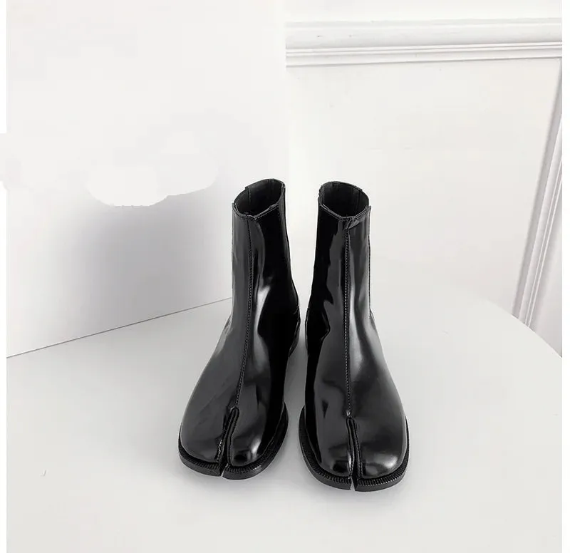 Aesthetic Gal Split Toe Chelsea Boots