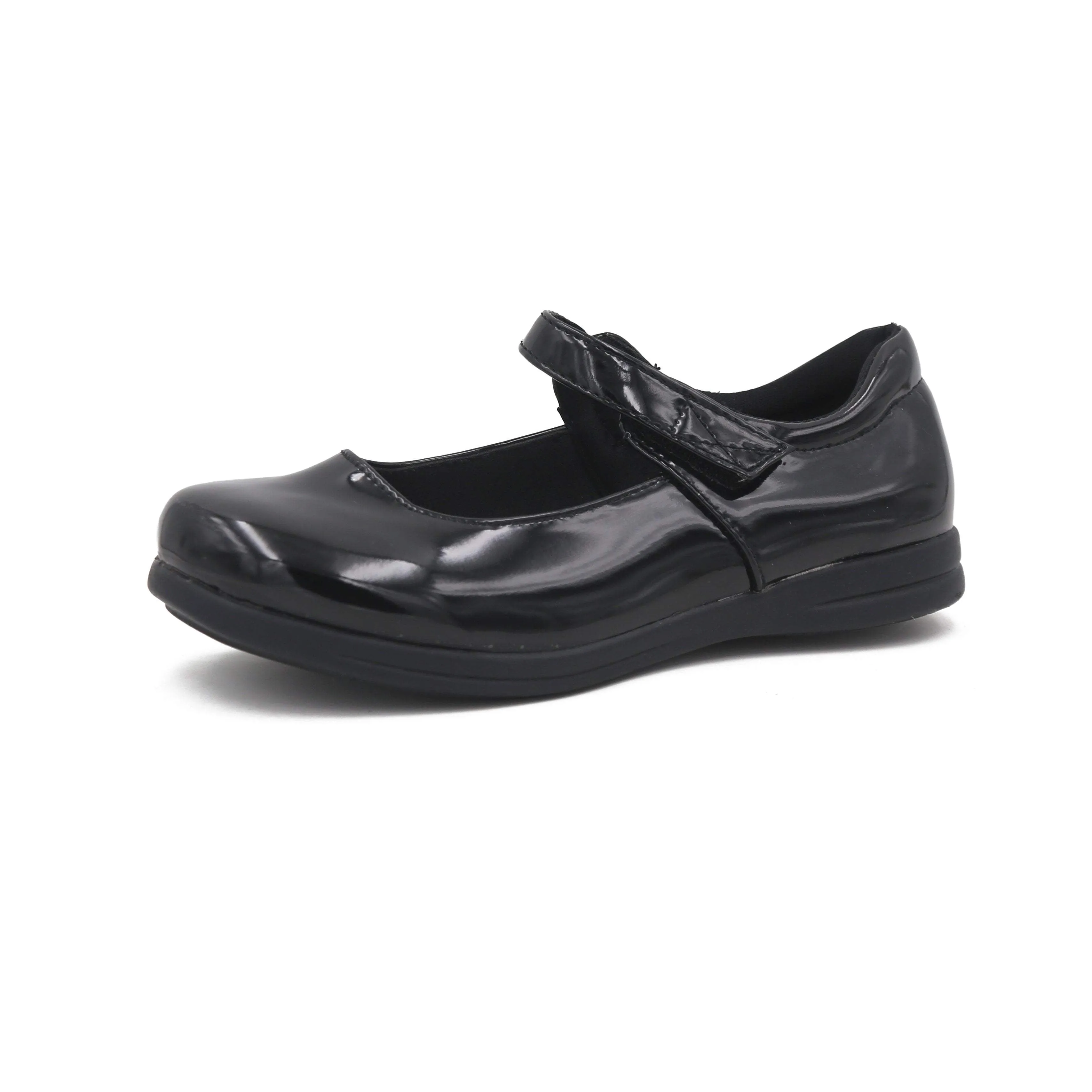 Black Kawaii Vintage Aesthetic Pu Leather Sandals