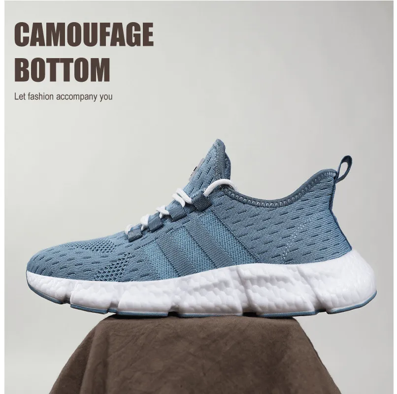 Breathable Thin Popcorn Sports Casual Men's Running Shoes