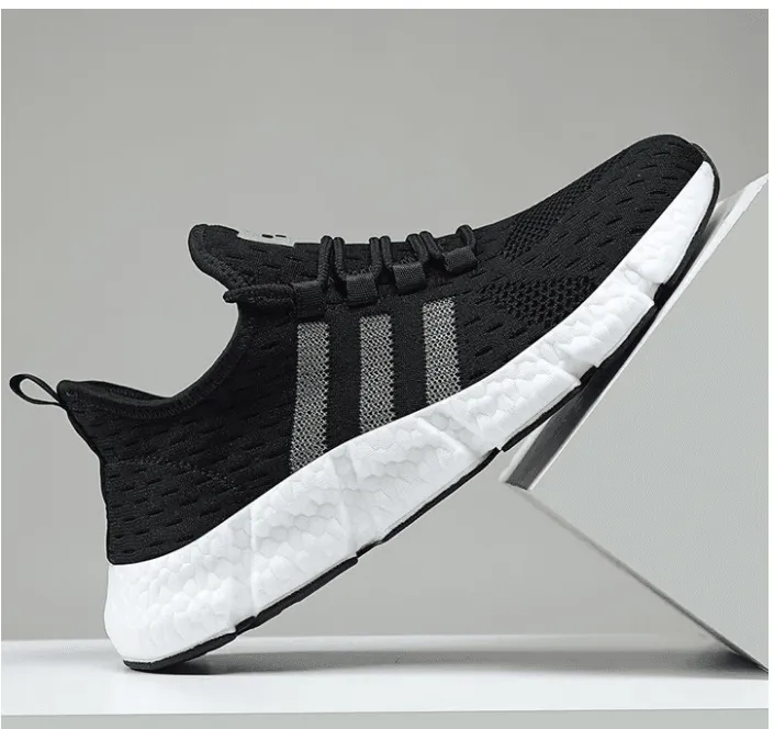 Breathable Thin Popcorn Sports Casual Men's Running Shoes