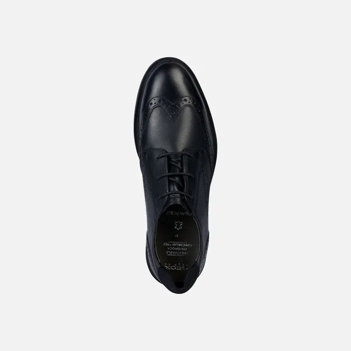 Geox Zheeno Boy Brogue Black