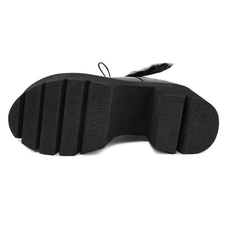 Gothic Demon Wings Ankle Boots