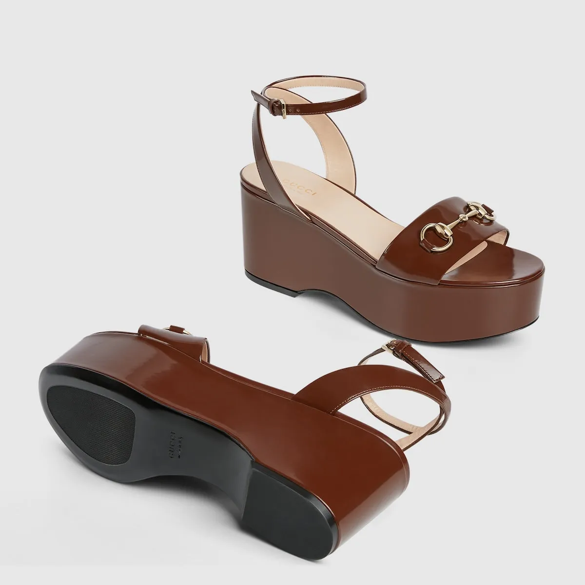 Horsebit flatform sandal