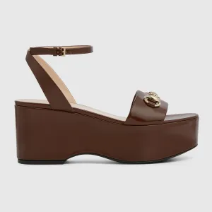 Horsebit flatform sandal
