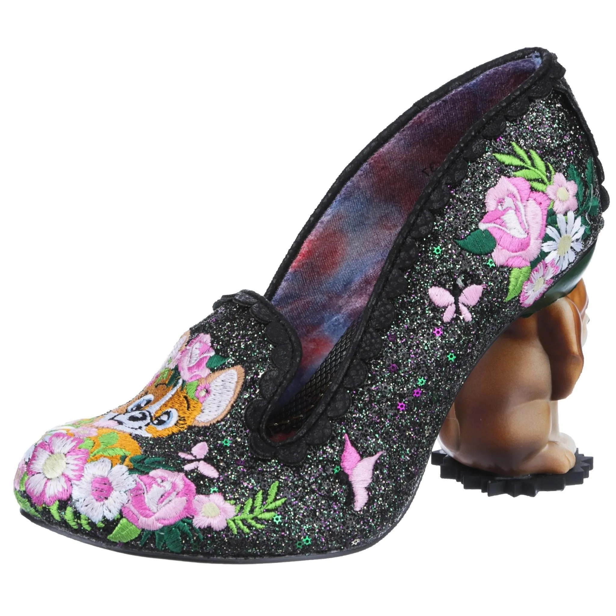 Irregular Choice Womens Bougainvillea High Heel - Black