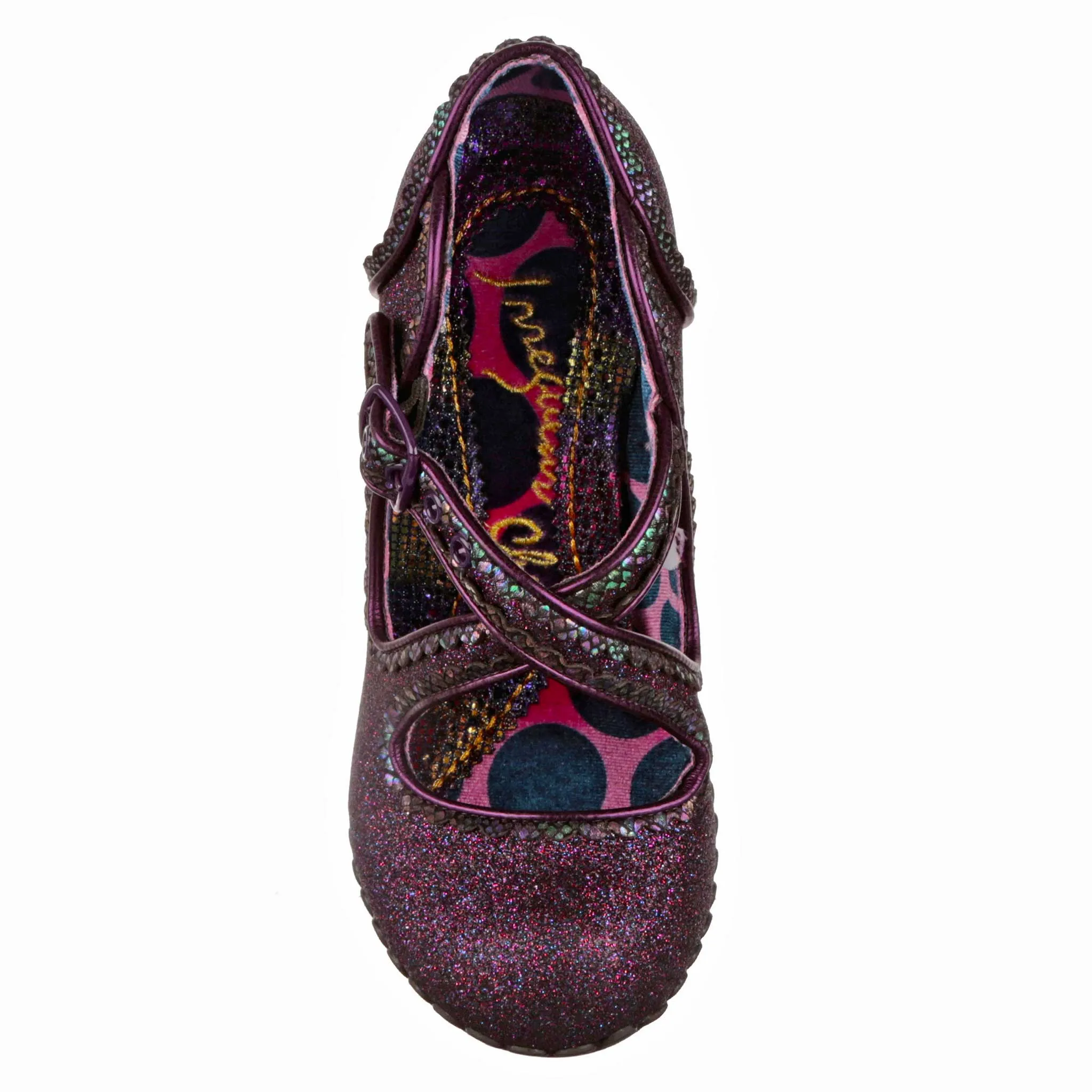 Irregular Choice Womens Favourite Flavour High Heel - Dark Purple