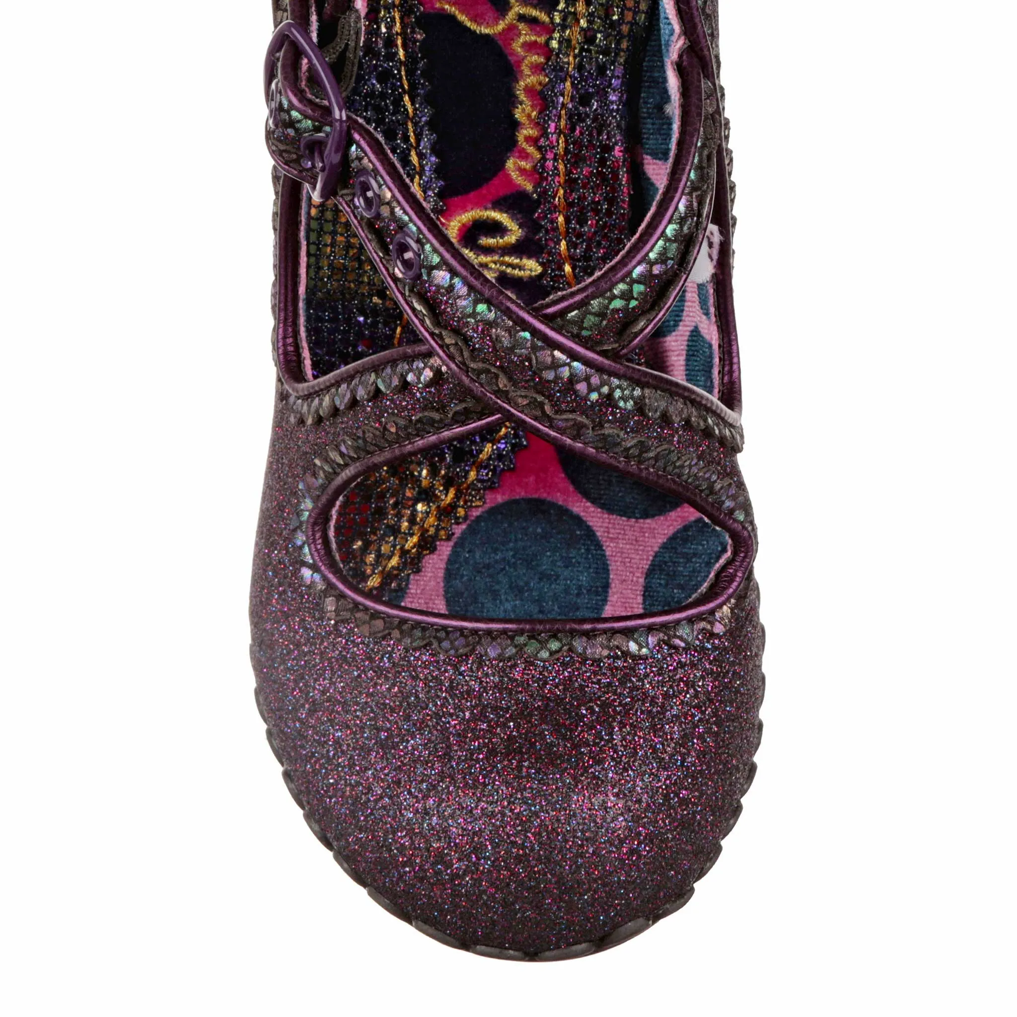 Irregular Choice Womens Favourite Flavour High Heel - Dark Purple