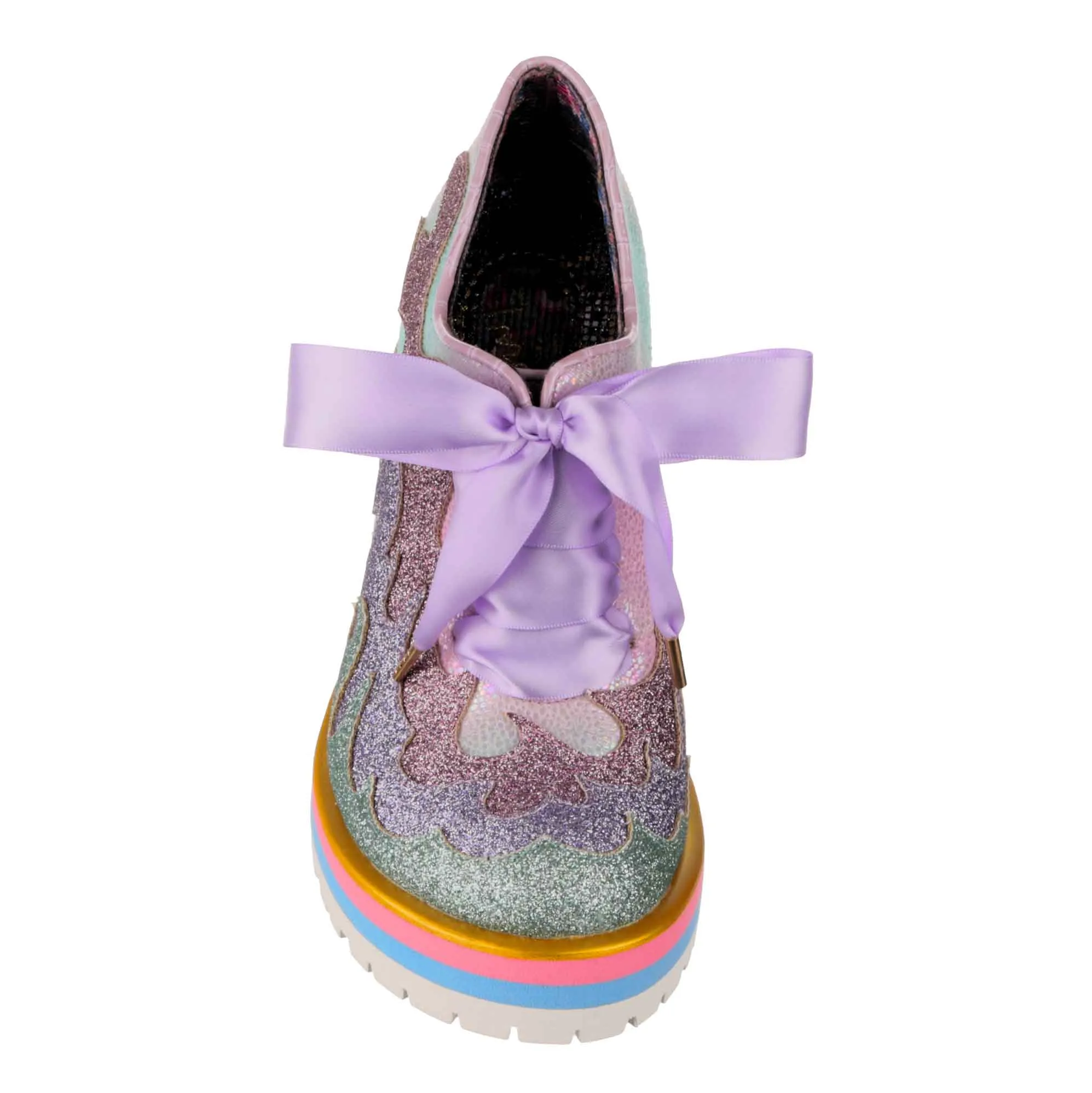Irregular Choice Womens Flaming Hot High Heel - Lilac