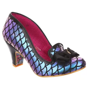 Irregular Choice Women's Kanjanka 4255-12AW Mermaid Mid Heel Shoes Blue