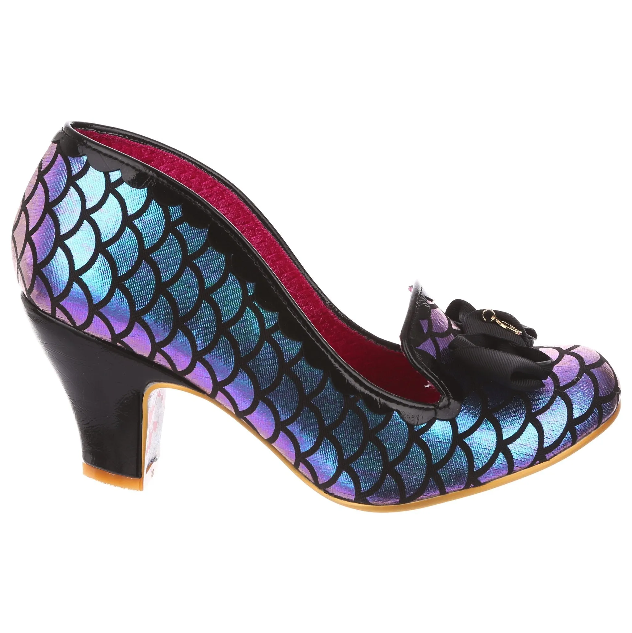Irregular Choice Women's Kanjanka 4255-12AW Mermaid Mid Heel Shoes Blue