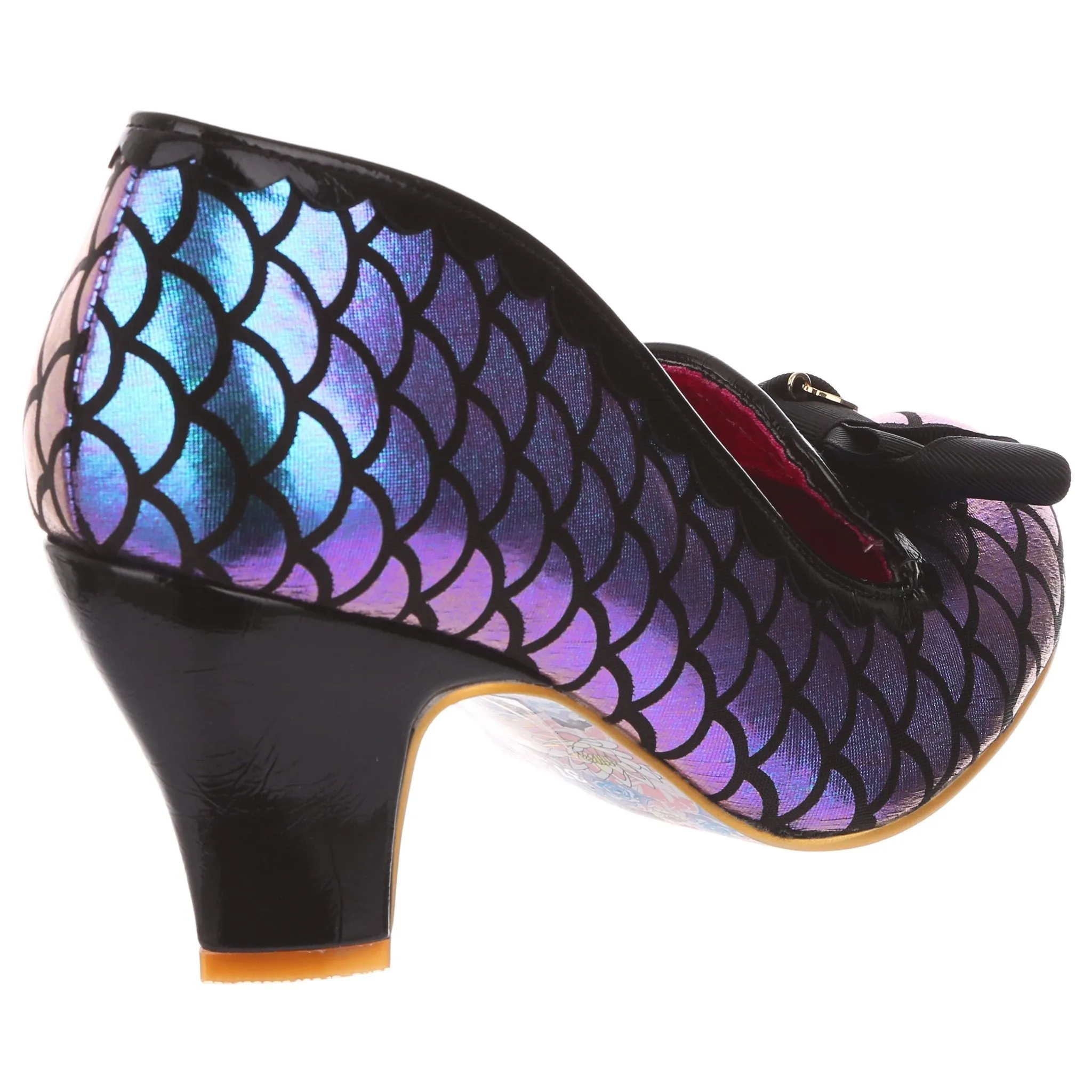 Irregular Choice Women's Kanjanka 4255-12AW Mermaid Mid Heel Shoes Blue