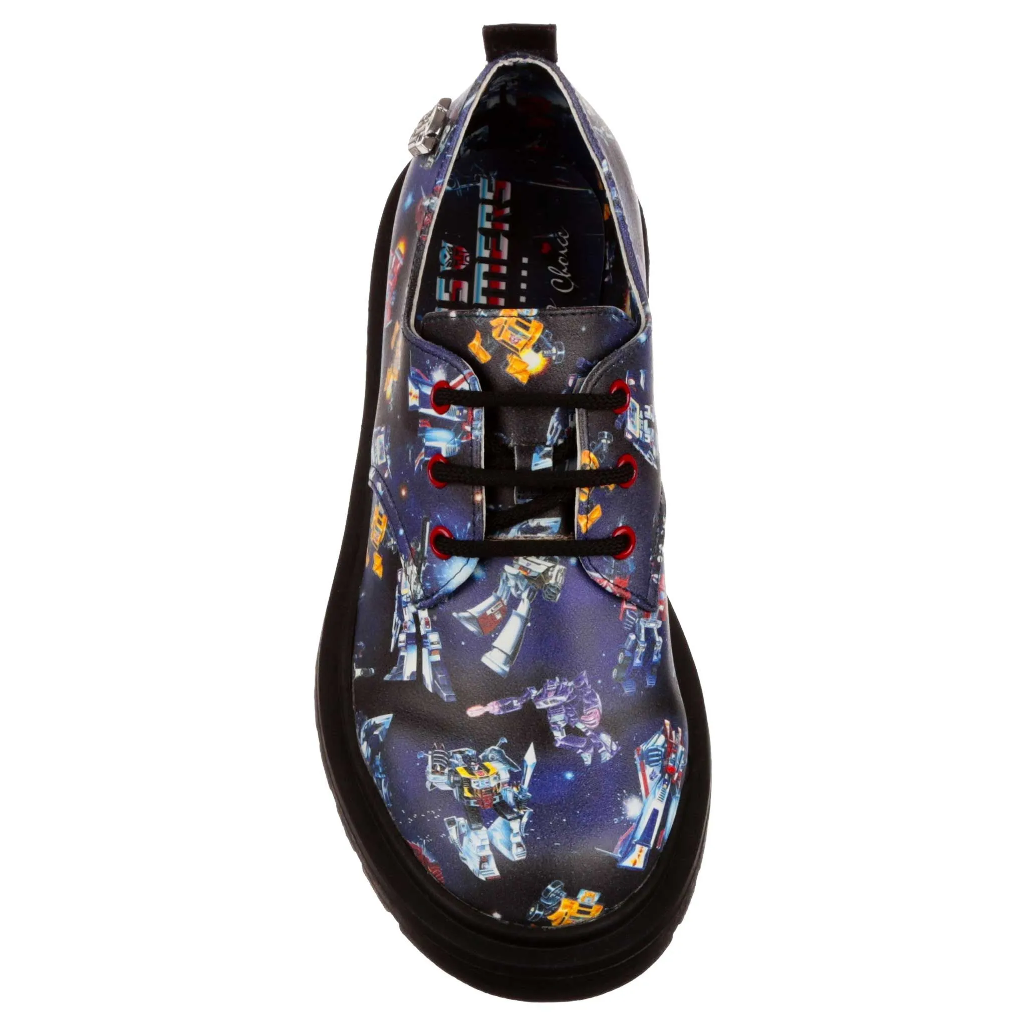 Irregular Choice Womens Transformers Colossal Combat Shoe - Black
