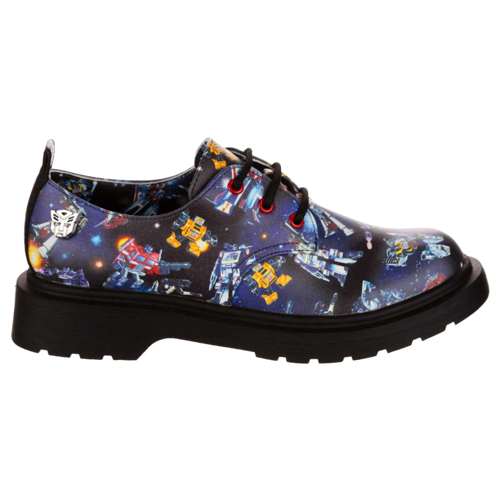 Irregular Choice Womens Transformers Colossal Combat Shoe - Black