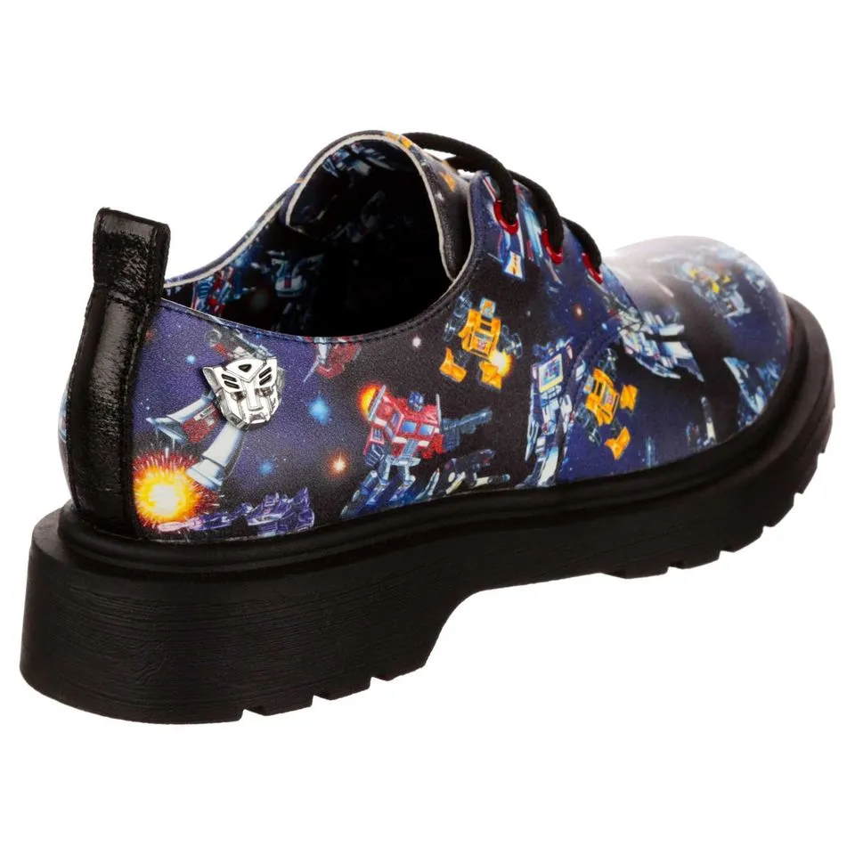 Irregular Choice Womens Transformers Colossal Combat Shoe - Black