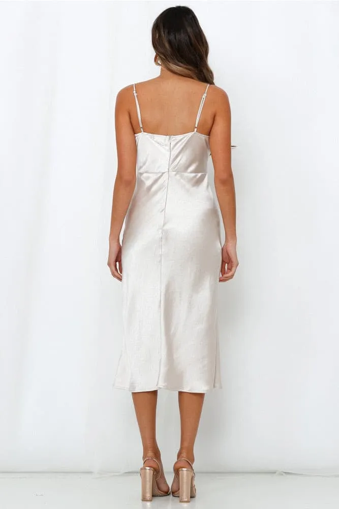 Midi Champagne dress