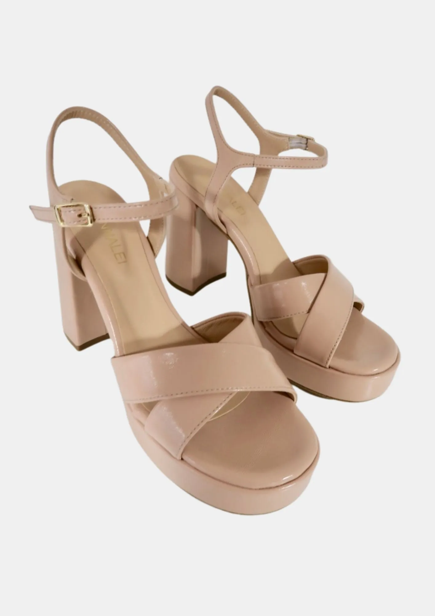 Pippa Sandal Blush Shine