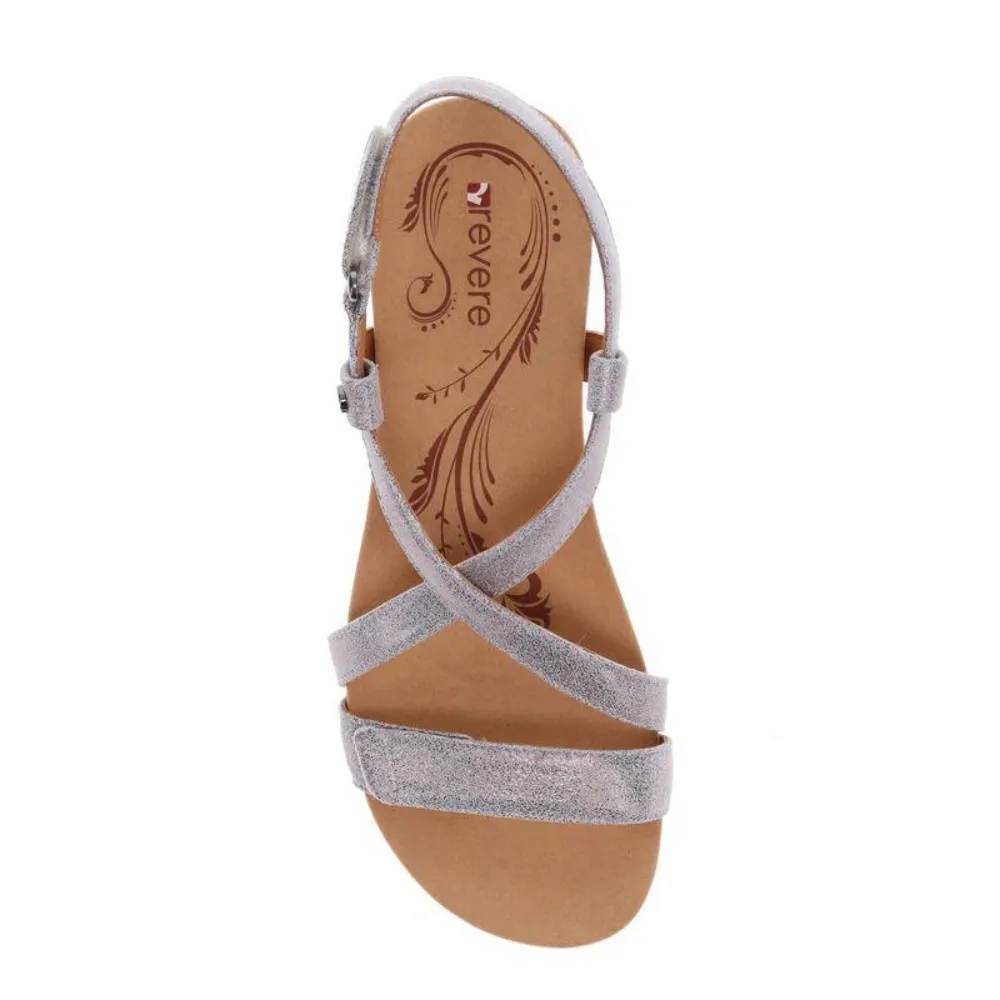 Revere Luxor Gold Wash Wedge Sandal (Women's)