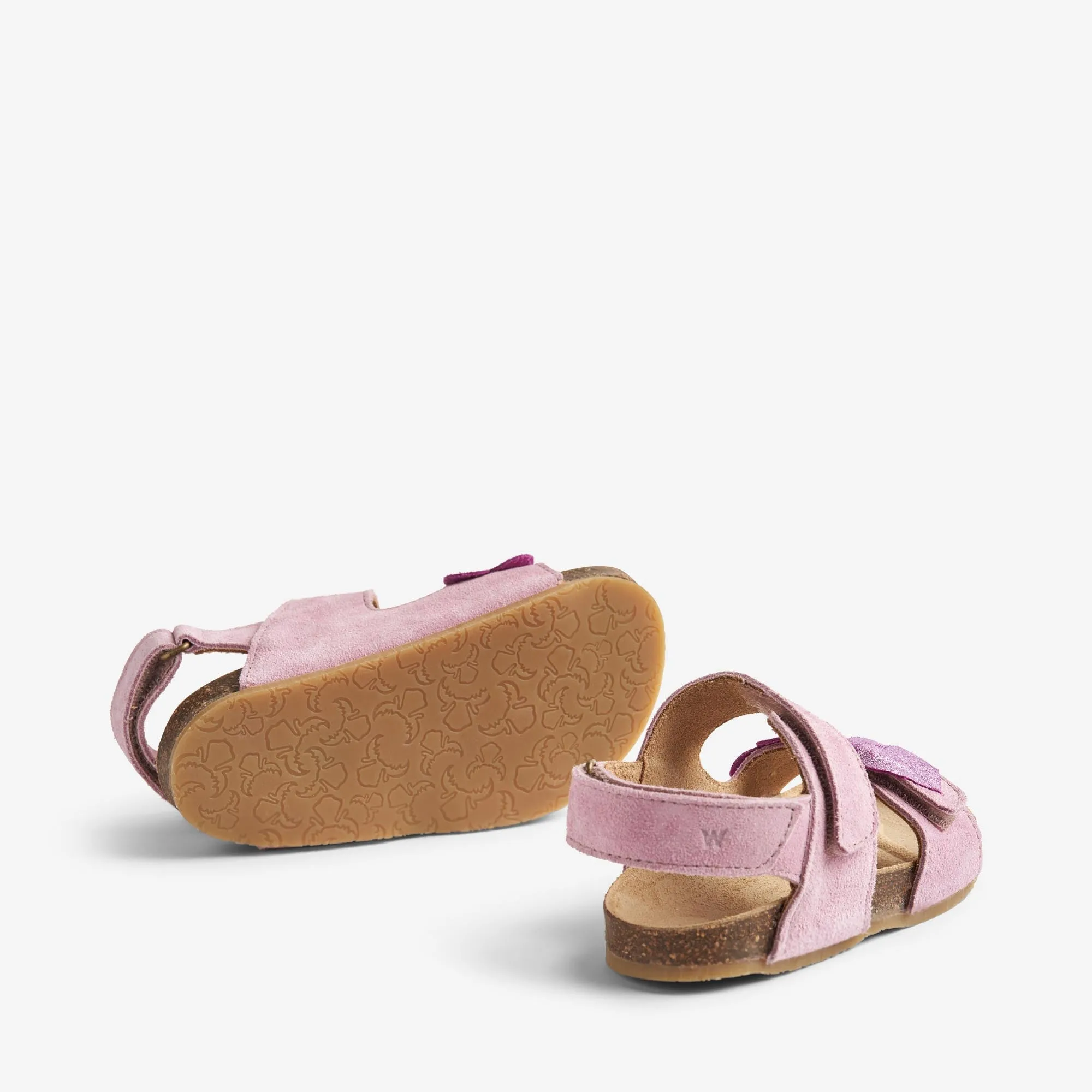 Sandal Cork Open Toe Clara - spring lilac