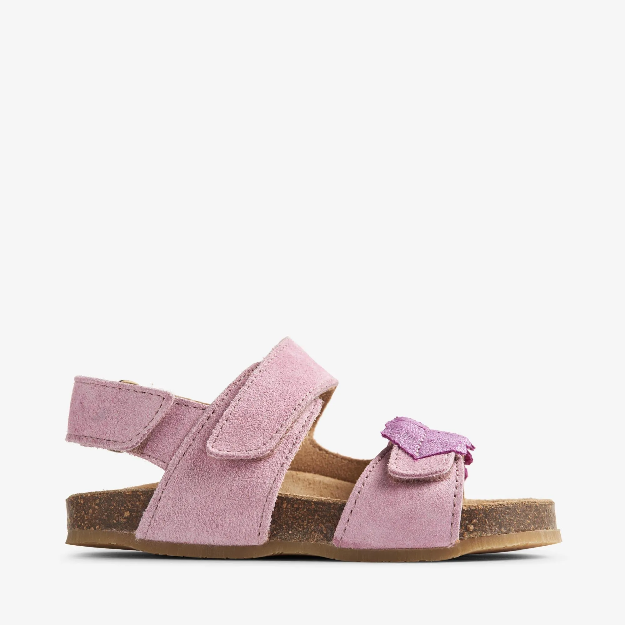 Sandal Cork Open Toe Clara - spring lilac
