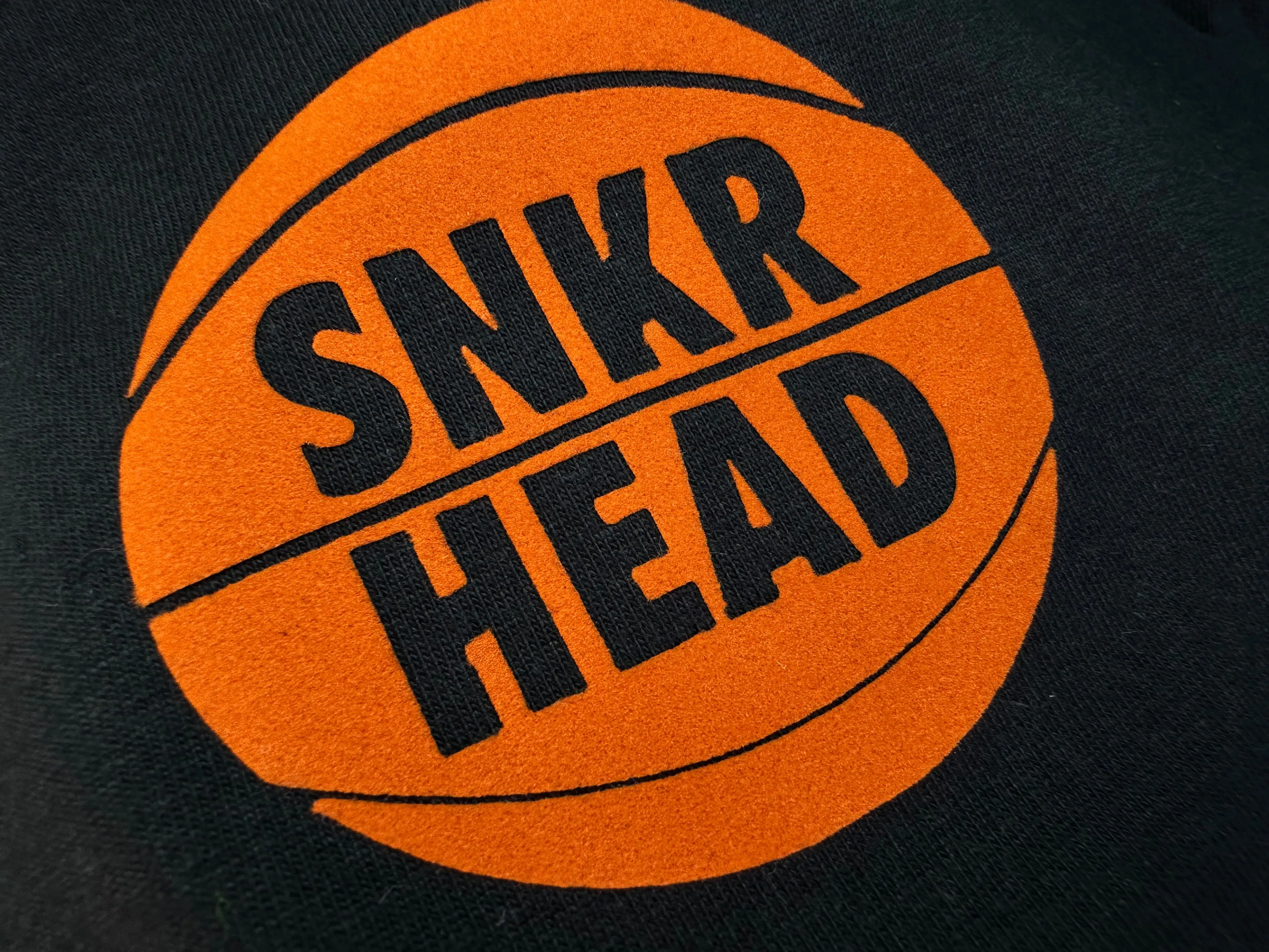 Snkr Head Basketball Crop Hoodie (Fuzzy Flock)