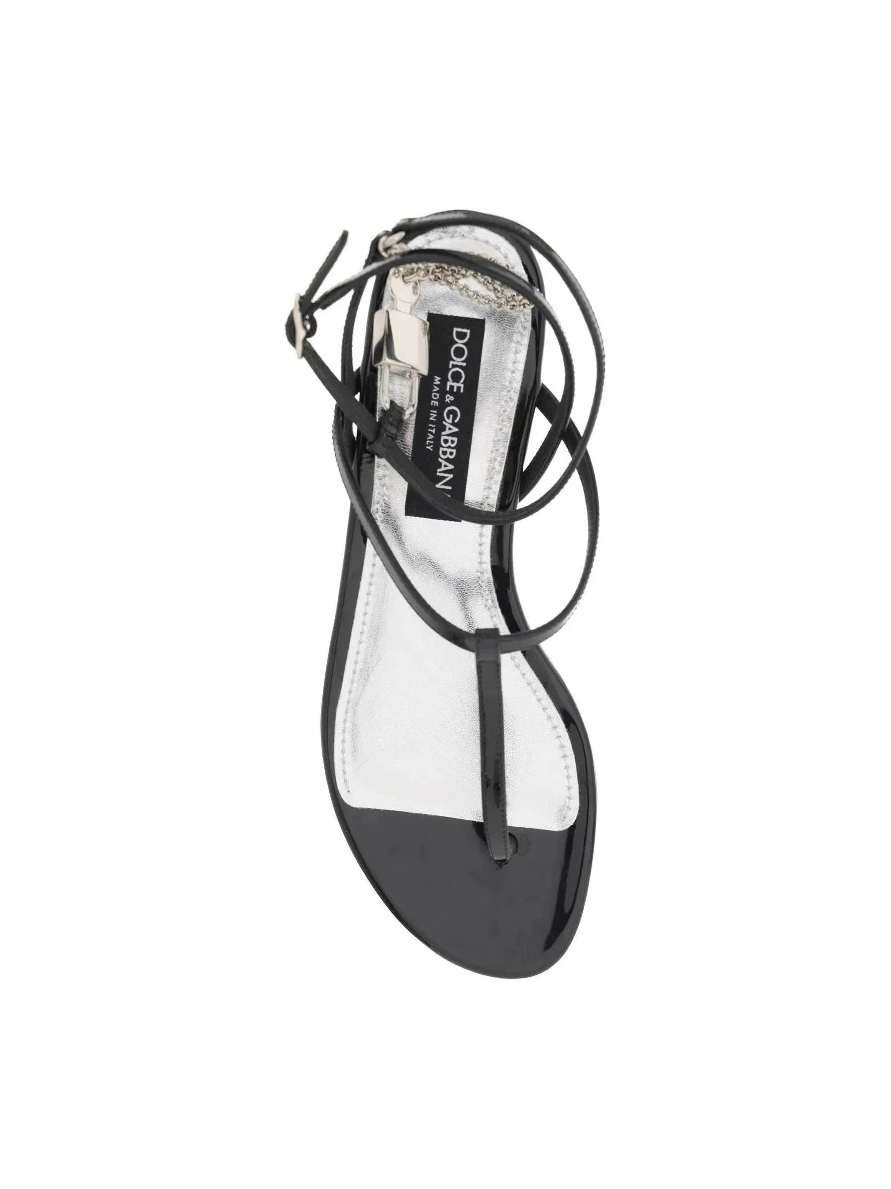 Strappy Sandals in Patent Leather