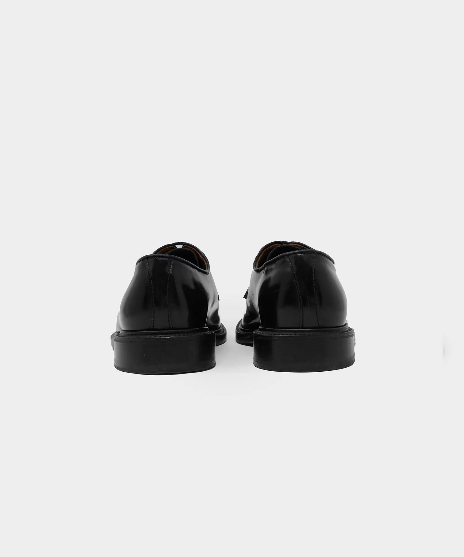 Todd Snyder x Sanders Gibson Derby in Black Leather