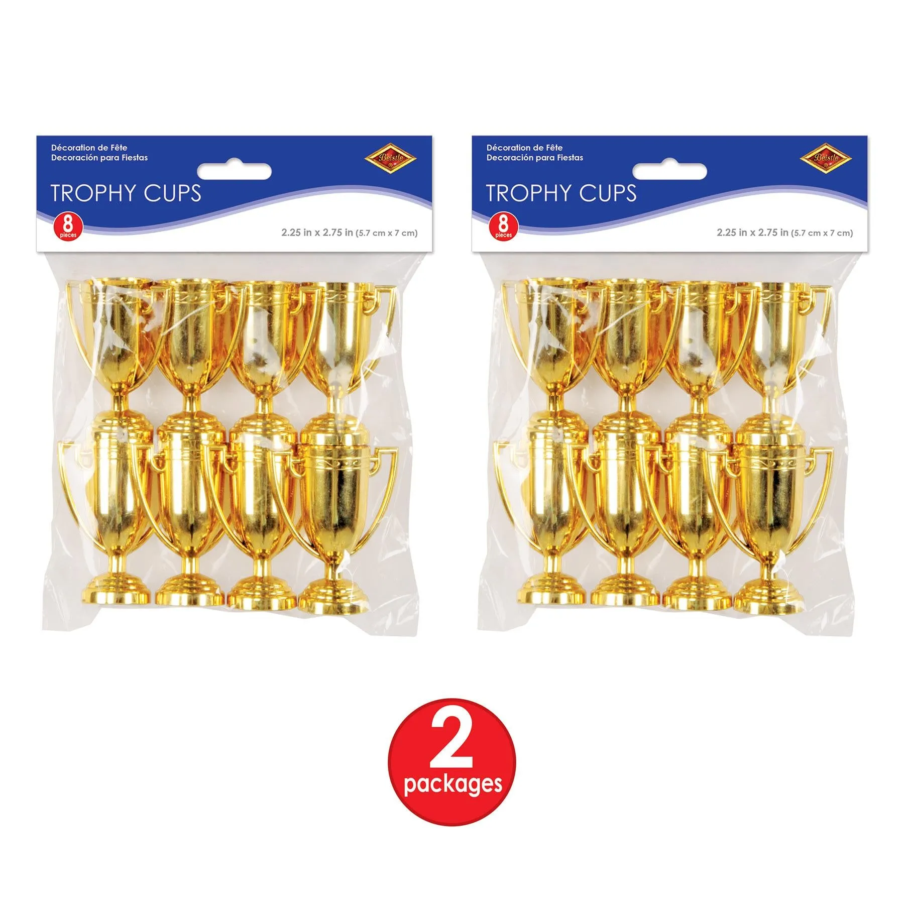 Trophy Party Cups (8 per Package)