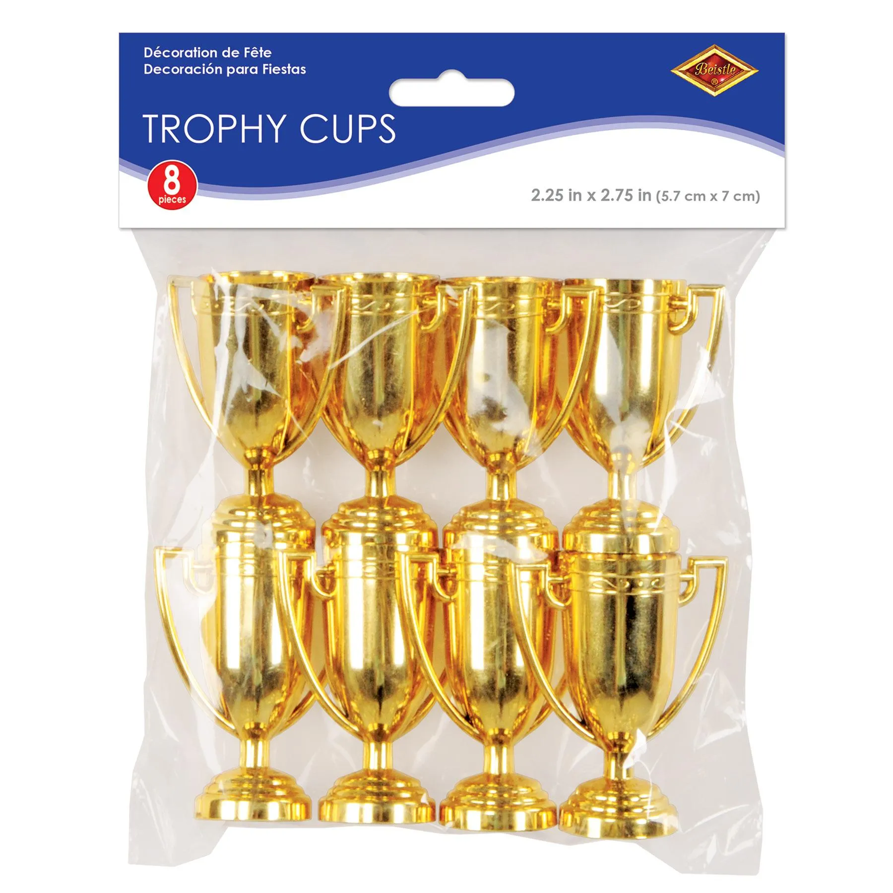 Trophy Party Cups (8 per Package)