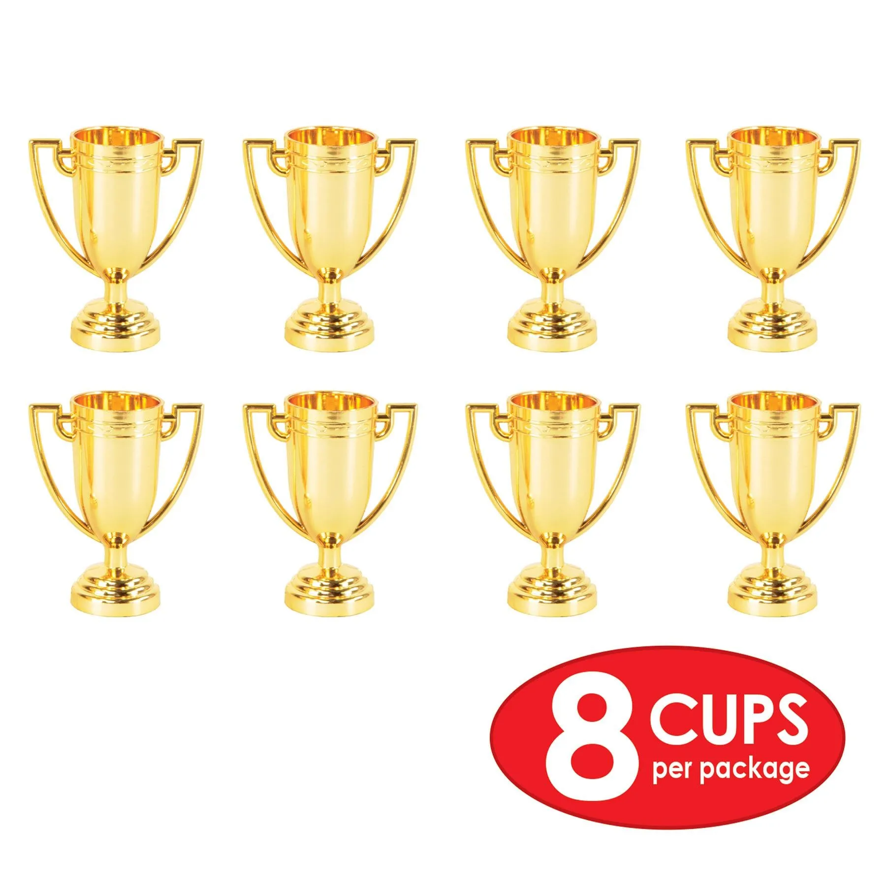 Trophy Party Cups (8 per Package)