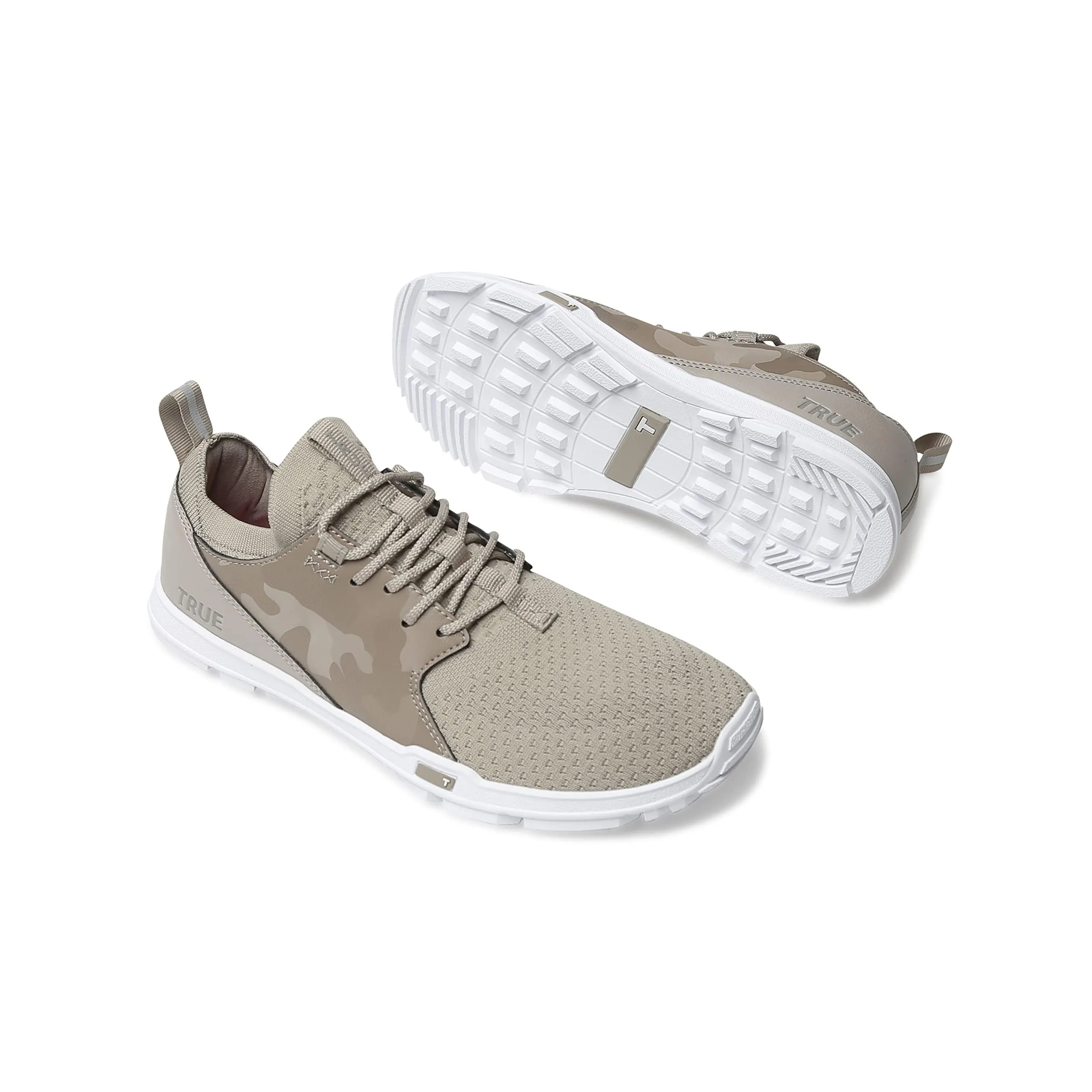 TRUE linkswear OG Feel Reflect Camo Cobblestone Size 9 Lightweight Golf Shoes