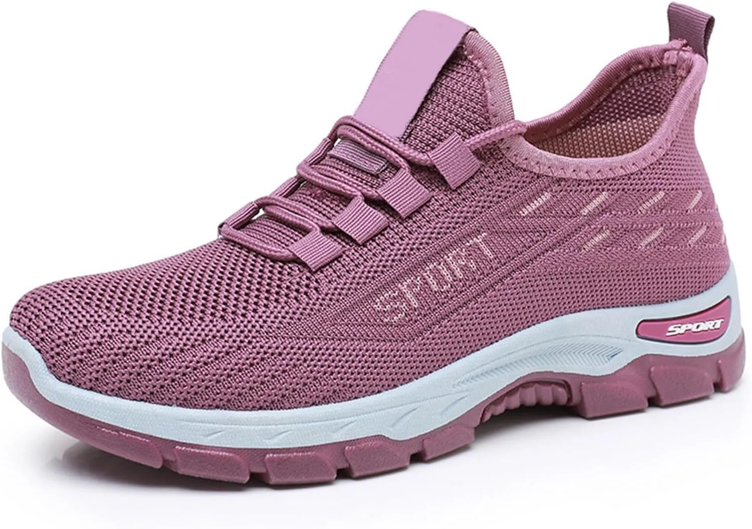 Womens Running Shoes Lightweight Breathable No Slip Sneakers Gym Athletic Workout Casual Sports Ladies Tennis Shoes